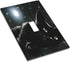 HTSAHKV 3 5 Inch Black Cat in Moonlight Wall Plate Light Switch Cover Single Gang Outlet Faceplate Print Plate Cover X