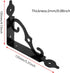 Luomorgo 4 5.4 Inch, Pcs L Bracket Decorative Shelf Brackets, Wall Mounted L Shape Floating Shelf Bracket Heavy Duty