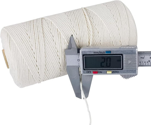 PerkHomy Cotton Butchers Twine String, 1100 Feet 2mm Food Safe Twine for Cooking, Crafts, Bakers, Gift Wrapping