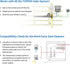 TOPENS TC147 Wall Push Button, Flush Mounted Wired Release Switch for Automatic Gate Opener