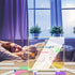 LED Note Board with Colors, 2024 New Glowing Acrylic Message Marker Board, Light up Dry Erase Board with Stand (7.9 *
