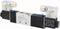 Baomain Pneumatic Solenoid Air Valve 4V230C-08 DC 24V 5 Way 3 Position Internally Piloted