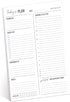 Daily to Do List Sticky Notepad, 6" x 10" Fill-in Schedule, Today's Plan Reminder Gratitude Checklist