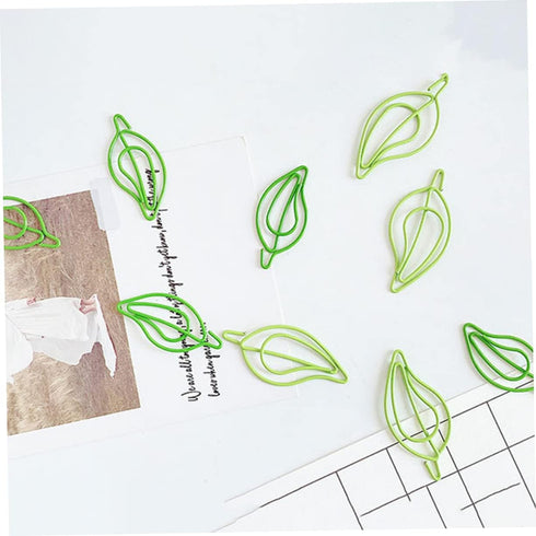 File Folders Mini Binder, 30pcs Paper Clip Metal Bookmark, Cute Paper Clips for Document Organization