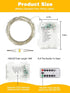 4 Pack 33FT 100LED Christmas Fairy Lights Battery Operated with Remote, Each Waterproof Twinkle Lights with Timer