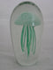 CASSDRAND Glass Jellyfish Paperweight 6" Green Color (Glow in Dark) - Jelly Fish