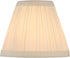 Aspen Creative 33121-2 3" 6" 5" 2 Pack Small Pleated Empire Shape Chandelier Clip-On Lamp Shade, Off White, Top x