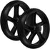 Holibanna 2pcs Laundry Cart Wheels Replacement Rolling Cart Wheel Easy to Install