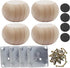 2 Inch Wooden Bun Feet Sofa Replacement Parts Round Furniture Legs Unfinished