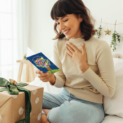 Tree-Free Greetings Season's Greeting Cards - 10 Artful Designs with Matching Envelopes, 100% Recycled Paper
