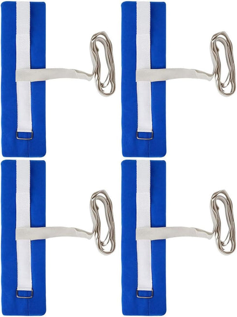Gatuida 8pcs Adjustable Patient Wrist and Ankle Straps for -Release Fix Bands