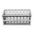 stonylab 32-Hole Stainless Steel Test Tube Rack, Acid-Alkali Resistant Holder for Laboratory Use