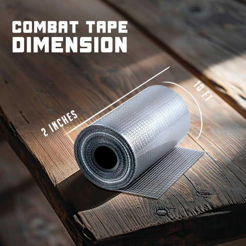 EVERLIT 10 Pack Survival Combat Tape, 2 Inch by 10 Ft for Outdoor Field Camping & First Aid Trauma