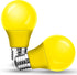 2 Pack A15 LED Yellow Bug Light Bulbs for Outdoor, 40Watt Equivalent