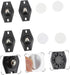 8pcs PRETYZOOM Material Storage Case Caster Adhesive Rolling Wheels High Load Capacity Noiseless Moving Cart Wheels