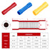 Nilight 200PCS Electrical Butt Connectors, AWG 22-10 Insulated Crimp Connectors for Automotive Marine Wiring