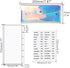 Cash Envelopes Wallet Set with Clear Rainbow Wallet, 6PCS Cash Divider, Pocket Cash Envelopes, and Tab Stickers for