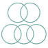 uxcell Fluorine Rubber O-Rings, 83mm OD 78.2mm ID, 2.4mm Width FKM Seal Gasket for Plumbing, Pack of 5