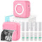 HUIJUTCHEN Inkless Mini Thermal Pocket Printer, Wireless Mini Sticker Printer with 10 Rolls