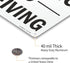 SmartSign-S-5803-AL-14 "Shipping And Receiving" Sign | 10" x 14" Aluminum Black on White