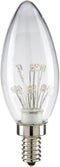 Sunlite CTC/SF/1W/CL/23K 1W Vintage Style Filament LED Light Bulb Replacement for Chandelier