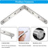8 5 5 inch Pcs Stainless Steel L Bracket x Heavy Duty Solid Shelf Support Corner Brace, Metal Joint Right Angle Brace