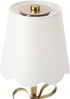 11.81in Small Bow Table Lamp, Rechargeable Cute Coquette Bow Table Lamp with Fabric Shade Bedside Light Desk Lighting