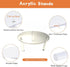 ZHIVEZEN 7.87 Inch Drink Dispenser Stand,Clear Acrylic Stands,Fit Max Diameter of Glass Drink Dispenser,Water Dispenser