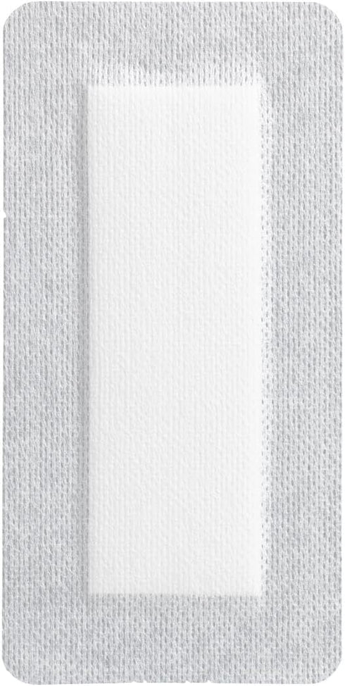 Sterile Bordered Gauze, 4" x 8" with 2" x 6" Pad, Pack of 15 by Medline