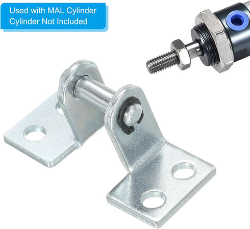 PATIKIL Air Cylinder Connecting Pneumatic Rod Splint Mounting Bracket, 6 Pack for 16mm Cylinder Dia.