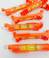 6x Small Horizontal Rope Bubble Spirit Levels, Hanging Bubble Line Level Tool for Construction, Surveying, Engineering