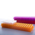 Microcentrifuge Tube Rack Double-Sided Plate for 0.5ml-2ml Centrifugal Pipes, 60 Holes (Orange)