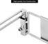QWORK T-Shirt Bag Rack Holder - 2 Pack Versatile Stand for Grocery Stores, Kitchens, and Retail
