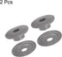 2pcs Bench Grinder Arbor Washer Flange, 1.26" OD x 0.63" ID Carbon Steel Tool Parts for Grinder