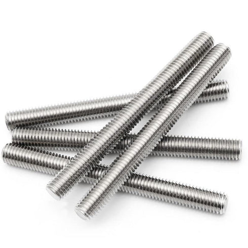 Beduan 304 Stainless Steel Long Threaded Screw, M4-0.7 Thread Pitch, Fully Threaded Rod, 250 mm Length (Pack of 2)