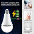 Rechargeable Light Bulbs, 9W Battery Operated LED, 600 Lumen 3000K Warm White, for Power Outage, 4 Pack