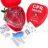 WNL Products CPR Rescue Mask, Adult/Child Pocket Resuscitator, Hard Case Kit