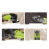 2pcs Black Triangular Hook & Loop Oscillating Multitool Sanding Pads for Quick Release Oscillating Power Tool