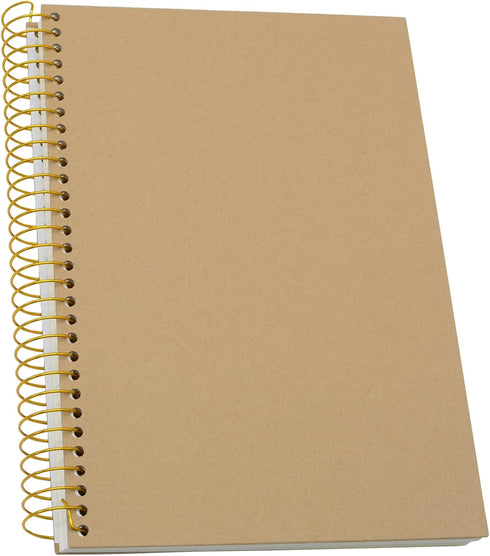 Yansanido Large Spiral Notebook, 5 Pcs B5 Thick Paper, 7mm College Ruled, 150 Sheets - 300 Pages, 5 Colors for Study
