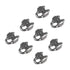 20PCS 1/8 Inch M3 Stainless Steel Wire Rope Cable Clip Clamp