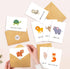 Biturat 48 Set, Pack, 4 6 Thank You Cards Animal Pun Thank You Note Cards Funny Thank You Cards Bulk, Boxed Assortment