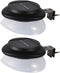 Solar Gutter Lights Outdoor, 9 LED, Super Bright, Waterproof Security Lights for Garden, Wall, Yard, Deck