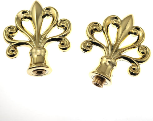 Lind Kitchen 2PCS Classic Pattern Lampshade Top Caps 68.7x57.8mm Lamp Finials Cover Table Light