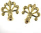 Lind Kitchen 2PCS Classic Pattern Lampshade Top Caps 68.7x57.8mm Lamp Finials Cover Table Light
