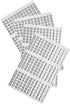 56250 1-48 Klein Tools Wire Marker Book for Cable Management, Electric Panel Organization Wire Label Stickers, Numbered