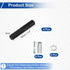VIAPUICE M10 2'', 4 Set Lighting Fixture Downrods x Threaded Extension Rod Lamp Rod Light Fixture Part in Electroplated
