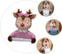 1pc POPETPOP Cute Cartoon Toilet Paper Holder Decorative Roll Paper Shelf for Bathroom Wall-Mounted Design Functional