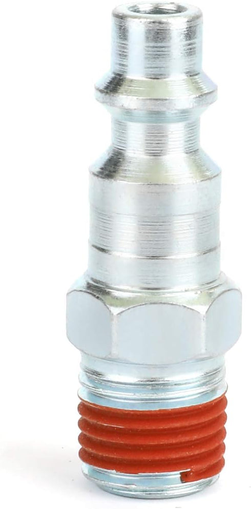 WYNNsky Air Coupler and Plug Kit, 1-pc 1/4'' FNPT Brass Coupler, 1-pc 1/4'' MNPT Zinc-Plated Steel Plug