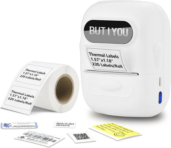 P50 Thermal Label Maker with Tape, Wireless Bluetooth Printer for Barcode, Address, and Small Business