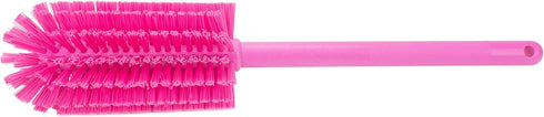 16 Inches, SPARTA Scrub Brush Bottle Brush, Dishwasher Safe Brush with Hanging Hole for Cleaning, Plastic, Pink